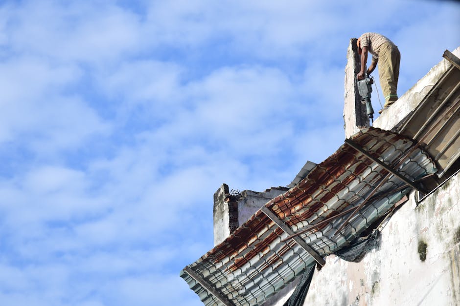 Before roof project in your area